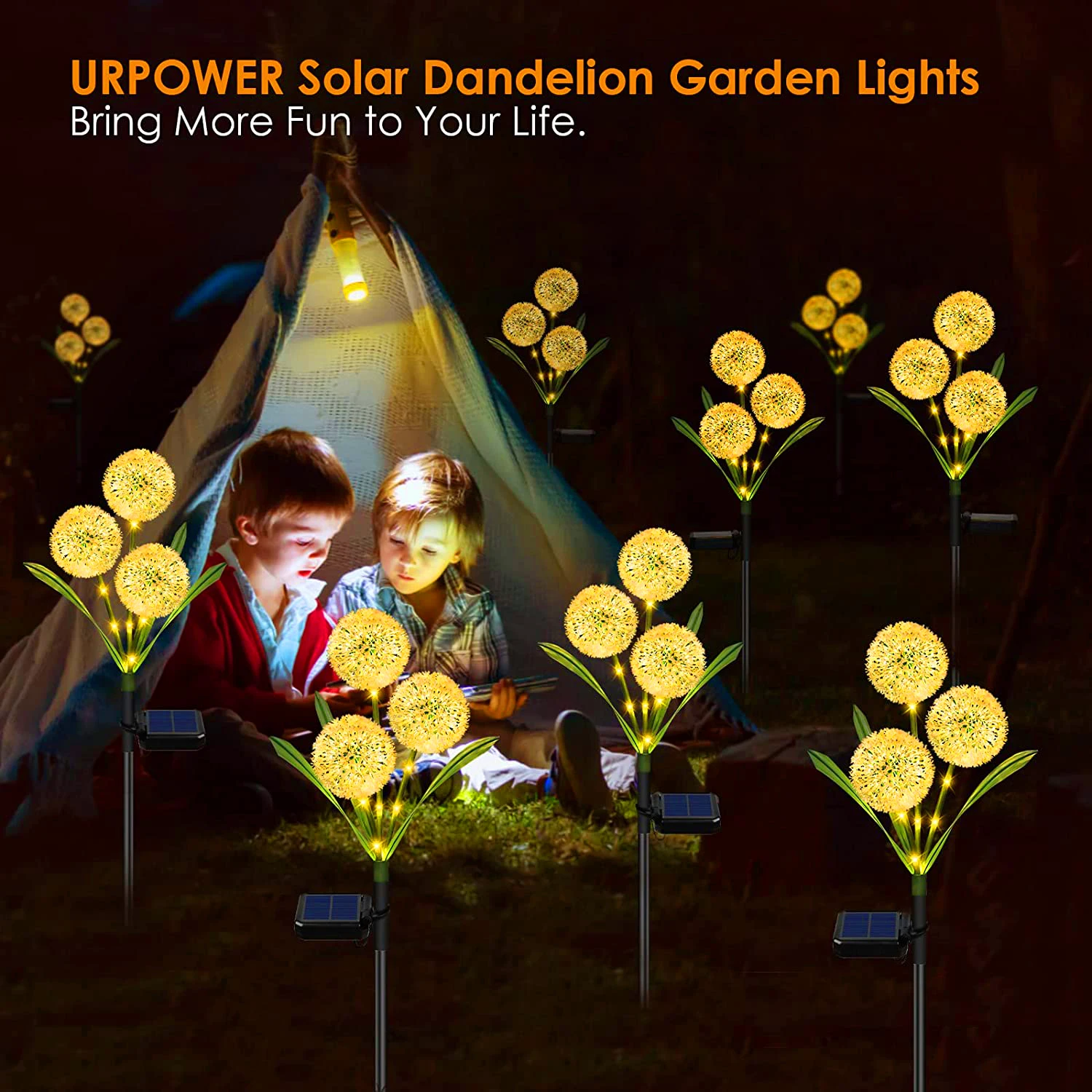 Solar papadie Lumini de Curte în aer liber cu LED-uri impermeabil Villa garden atmosfera decor gazon sol plug-in lumini5