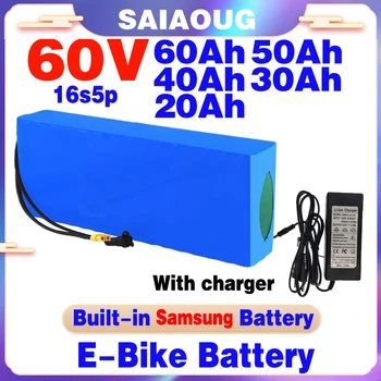 60V 20Ah 30Ah 40Ah 50Ah 60Ah Bateria 2000w 3000W Putere Mare 72V Biciclete Electrice cu Motor Scuter Electric Ebike Baterie cu BMS