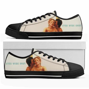Eyes Wide Shut Low-Top Adidași Bărbați Femei Adolescent de Înaltă Calitate, Tom Cruise Canvas Sneaker pereche de Pantofi Casual Personaliza Pantofi