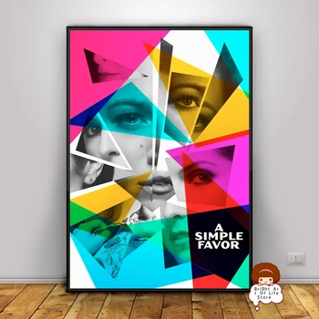 O Simplă Favoare (2018) Poster Film Clasic De Artă Foto Canvas Print Decor Acasă De Arta De Perete (Fara Rama)