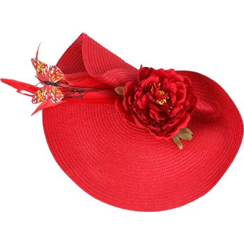 Camo Pălărie Femeile Nunta Manual De Mireasa Fascinator Bentita Material Palarioare De Banchet