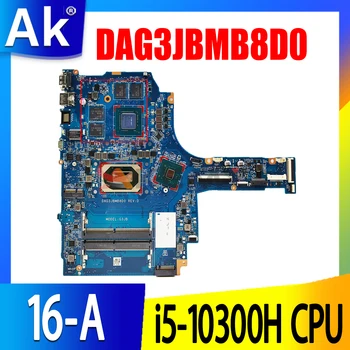 M02034-601 Cu i5-10300H CPU Placa de baza Pentru HP 16-UN Laptop Placa de baza DAG3JBMB8D0 N18P-G62-A1 GTX1650Ti 100% Testate Complet