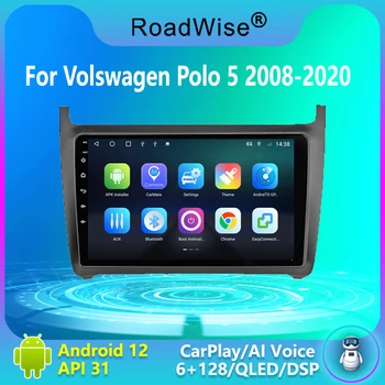 8+256 Android Radio Auto Pentru VW Volkswagen POLO 5 Sedan 2008 - 2020 Multimedia Carplay 4G Wifi DVD 2DIN GPS Navi Autoradio Stereo