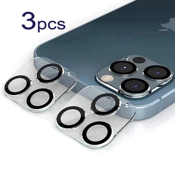 3PCS 3D Camera din Spate de Sticla Protectoare pentru iPhone 13 11 12 Pro Max 13 Mini-Lentilă de Sticlă de Protecție de Film Pentru IPhone 14 ProMax 14 Plus