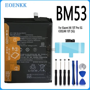 BM53 Baterie Pentru Xiaomi Mi 10T 10T Pro 5G/K30S Original Capacitate Baterii de Telefon Bateria