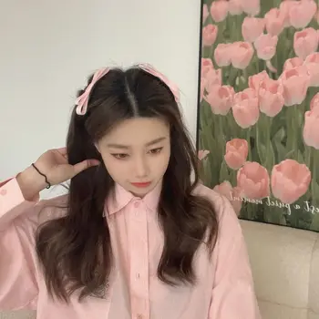 Coreeană Elegant Bowknot Pieptene De Par Pentru Femei Fata Arc Agrafele Ac De Păr Simplu Drăguț Clip De Păr Frizură Accesorii De Par