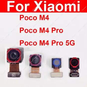 Fata Spate Camera Principală Pentru Xiaomi Pocophone POCO M4 M4 Pro 5G Primar Spate Fata Selfle cu care se Confruntă Camera Flex Cablu de Piese
