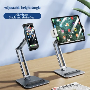 Oatsbasf Desktop Suport de Telefon Metal Tablet Stand Reglabil pe Înălțime Smartphone Sta Portbale Lzay Suport pentru 4.7-12.9