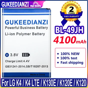 De înaltă Calitate, Baterii BL49JH BL-49JH Baterie Pentru LG K4 LTE K130E K120E K120 4100mAh BL 49JH Acumulator de schimb Garantie 1 An