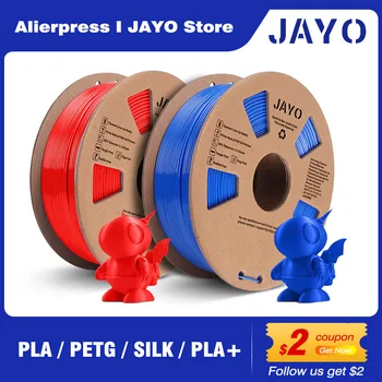 JAYO ABS/PLA META/PETG/MĂTASE/TPU/Lemn/ Curcubeu/Marmură Imprimantă 3D cu Filament de 1.75 mm 2 Roll Materiale de Imprimare 3D pentru Imprimantă 3D