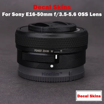 E1650 E16-50 Lentile Folie Autocolant Premium Decal Piele pentru Sony 16-50mm f/3.5-5.6 OSS Alpha E-Mount Protector Anti-zero Film de Acoperire