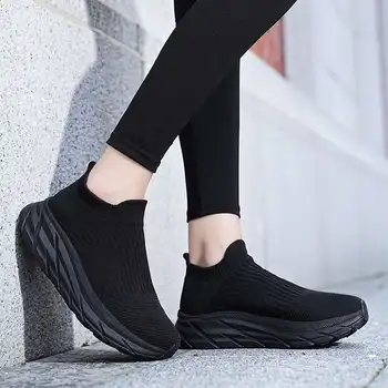 MWY Moda Femei Adidași Wedge Șosete Confortabile Femeie Pantofi vulcanizat Pantofi Zapatilla Deportiva Mujer Marime 36-44