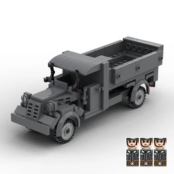 2 Război mondial Armata germană Opel Fulger Blitz Camion Militar Germania Vehicule MOC Bloc Caramida Jucării Pentru Cadou
