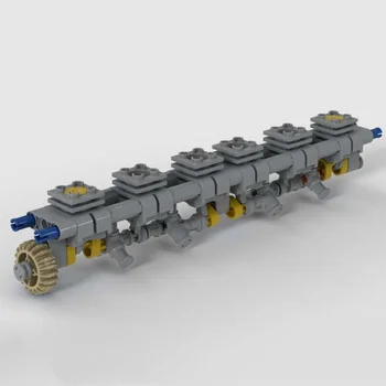 MOC-42529 Motor cu șase cilindri Bloc Model Îmbinat Jucarie Copii Puzzle Cadou