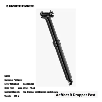 RACEFACE Aeffect R Dropper Post Zero offset - 2 bolt Tija Diametru 30.9/31.6 MM Travel100/125/150/170MM