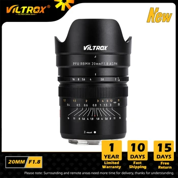 VILTROX 20mm f1.8 E Z Full-Frame cu Unghi Larg Obiectiv Fix Prim Obiectiv pentru Sony E Mount Nikon Z Muntele Mirrorless A7M3 A7S Lentilă aparat de Fotografiat