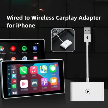 iPhone Wireless CarPlay Adaptor/Dongle iPhone-ul prin Cablu la Wirelss Carplay Converter Pentru Fabrica OEM Cablu CarPlay Masina