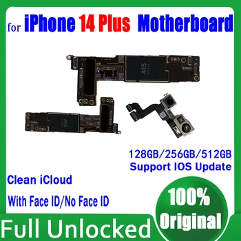 Fabrica de Deblocat Pentru IPhone 14 Plus Logica Bord Original Curat iCloud Pentru IPhone 14Plus Suport pentru Placa de baza Actualizare 5G 100% Bun
