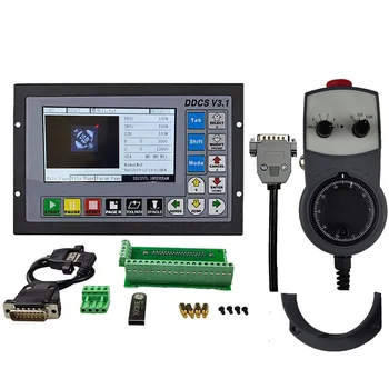 ddcsv3.1 CNC motion control system suite masina de gravat 3 axa 4 axa offline controler de oprire de urgență electronice roata de mână