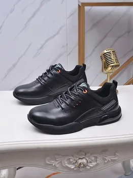 Nou stil Italia stil de moda pentru Barbati din piele Dantela-up clasic de afaceri, pantofi Casual, pantofi
