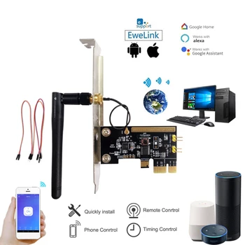 Pentru Alexa Smart Home PCIE Calculator de la Distanță Comutator Wifi Smart PC Pornire Pornire Pornire Suport pentru Card Ewelink Alexa Echo Nou