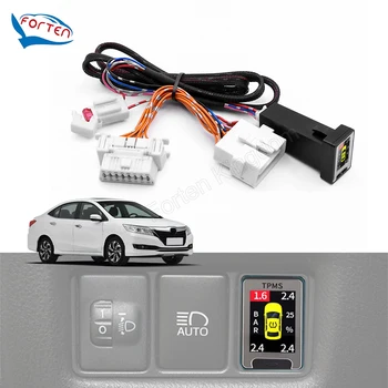 Anvelope TPMS Ecran LCD Digital de Alarmă Auto Anvelope Sistemul de monitorizare a Presiunii Pentru Honda Crider 2013-2018