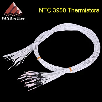 5pcs 3D Pringter 100K ohm NTC 3950 Termistori Senzori cu Cablu de Imprimante 3D Piese Pentru Reprap Repare Parte Temperatură Accesorii