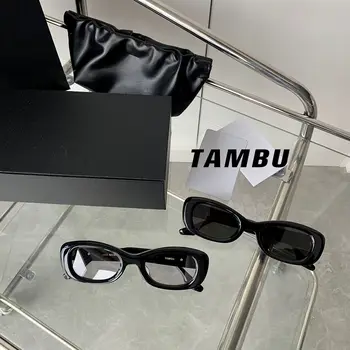 2022 BLÂND Brand TAMBU ochelari de soare Ochi de Pisica Fata Mica Pentru Femei Barbati Elipsă ochelari de Soare de Acetat Polarizate UV400 GM
